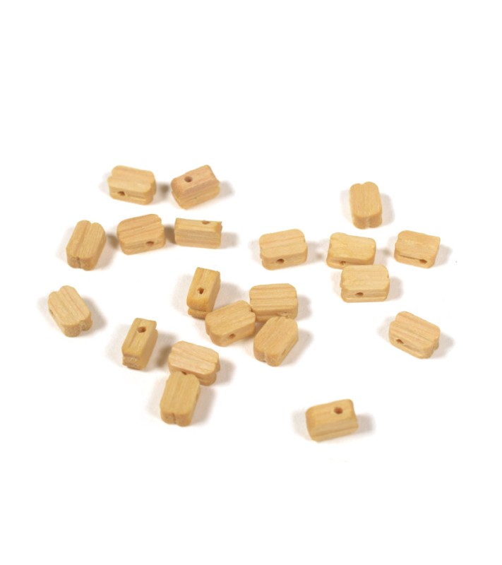Poulie en Bois de Buis 5 mm (20 Unités) pour Modélisme Naval