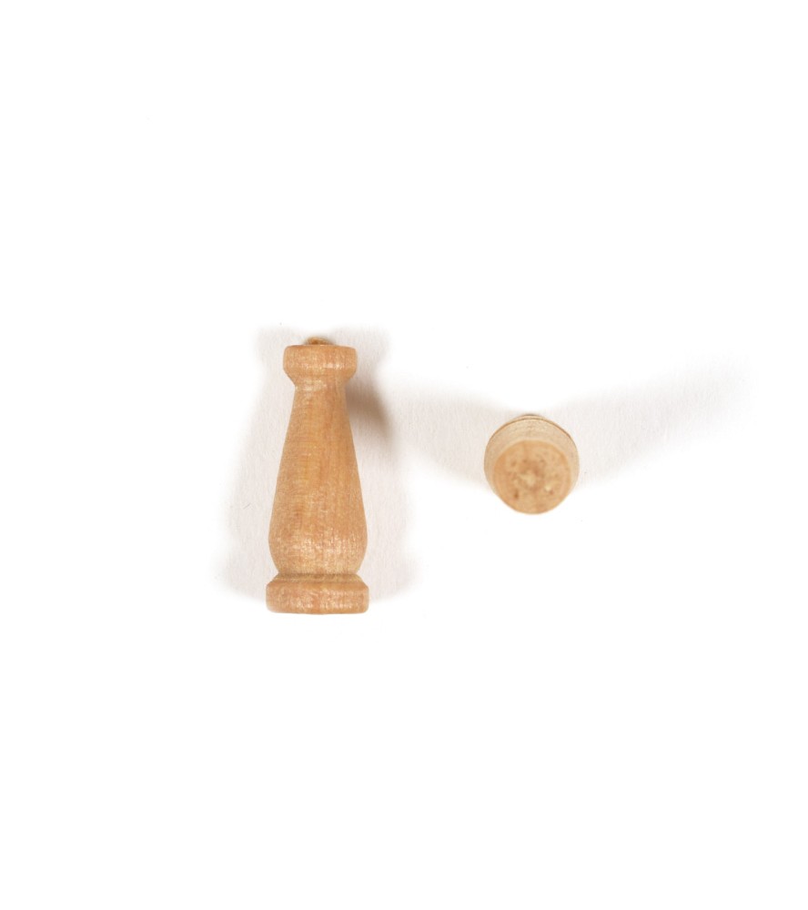 Jednoduchý sloupek ze dřeva Boxwood 16 mm (10...