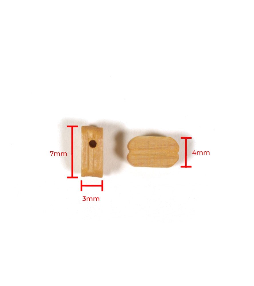 Single Block in Boxwood 7 mm (18 Units) for...