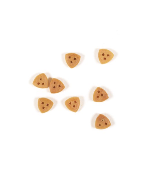 Cap de Mouton Triangulaire en Bois de Boj Dia. 5 mm (8 Unités) pour Modélisme Naval