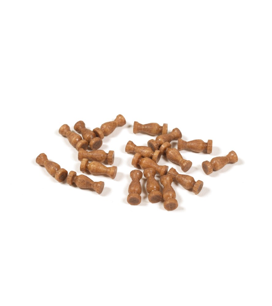 Columna de Madera de Nogal 8 mm (18 Unids.)...