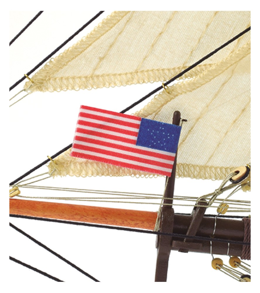Goleta Americana HARVEY 1:60. Maqueta de Barco...
