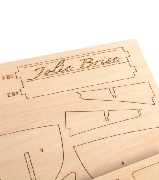 Jolie Brise Cutter 1:50. Modelskib i træ