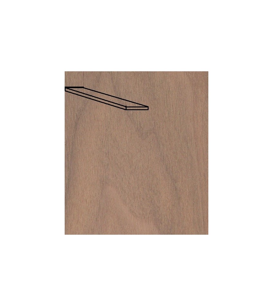 Amerikansk valnød finérpakke 0,6 x 4 x 1000 mm...