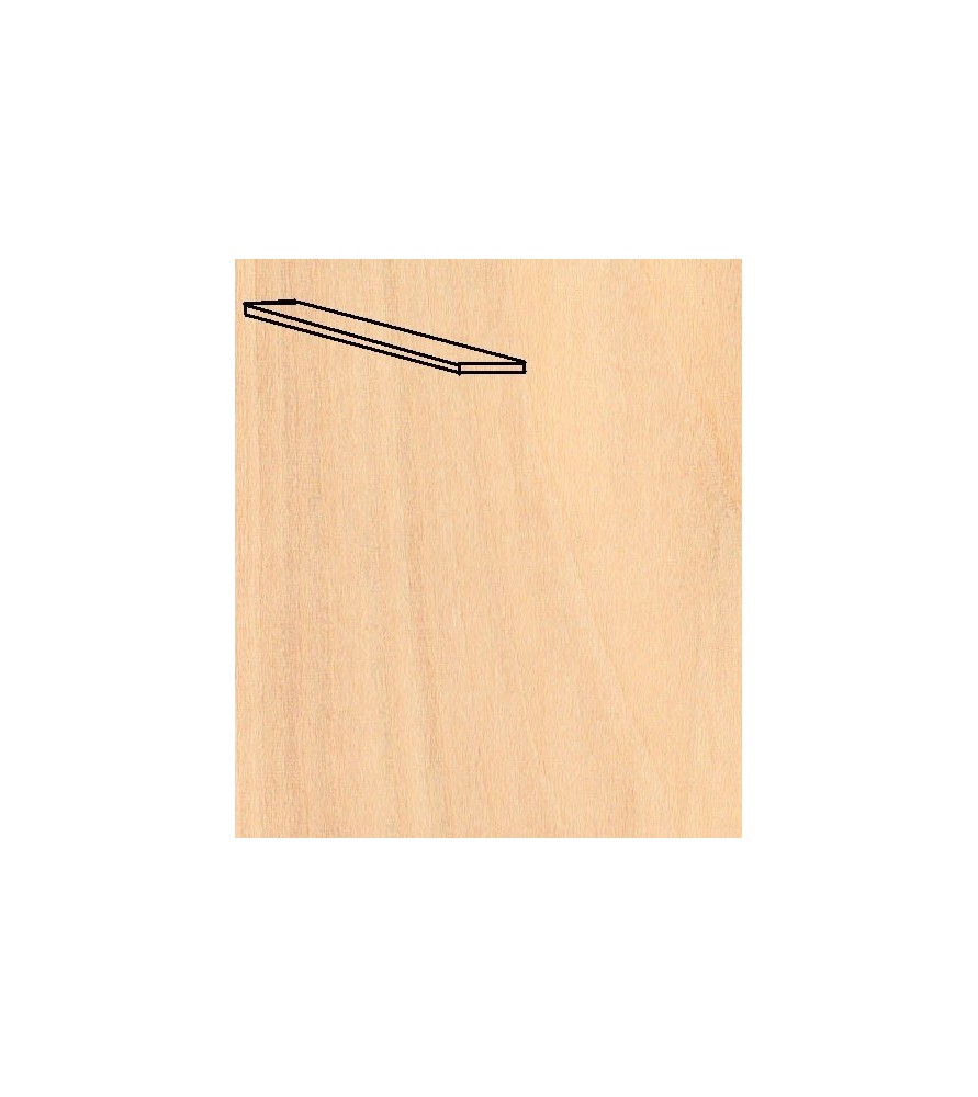 Pakiet forniru z drewna basowego 0,6 x 4 x 1000...