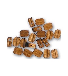 Ship model accessories: walnut single block 3,5 mm
