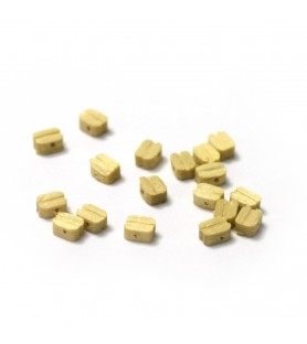 Enkelt blok i buksbom 2 mm (18 enheder) til modelskibe