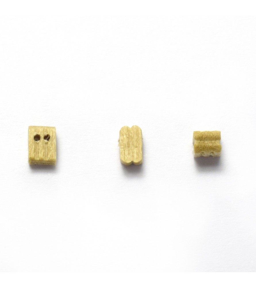 Accessoires de modélisme navale: double poulie 3 mm