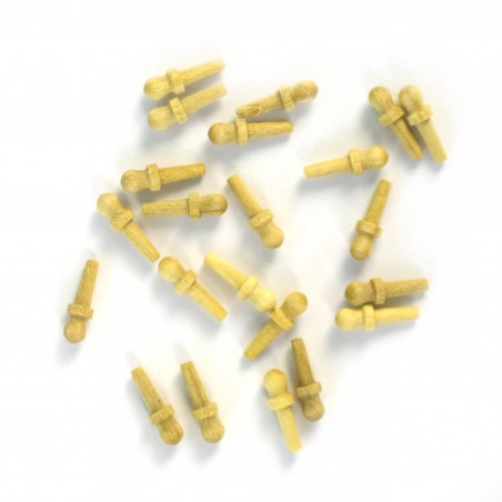 Accessoires de modélisme navale: pointes en bois 8 mm