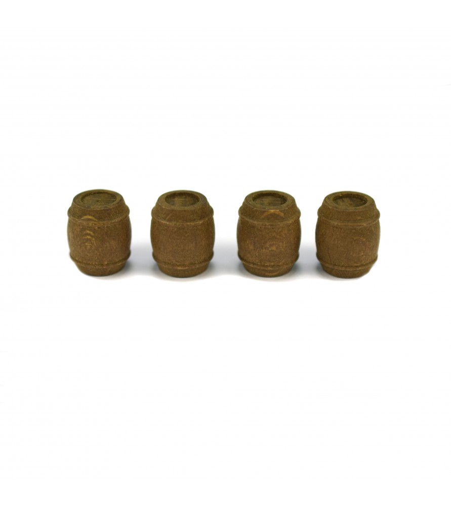 Walnoot Houten Vat 12 mm (4 stuks) voor...