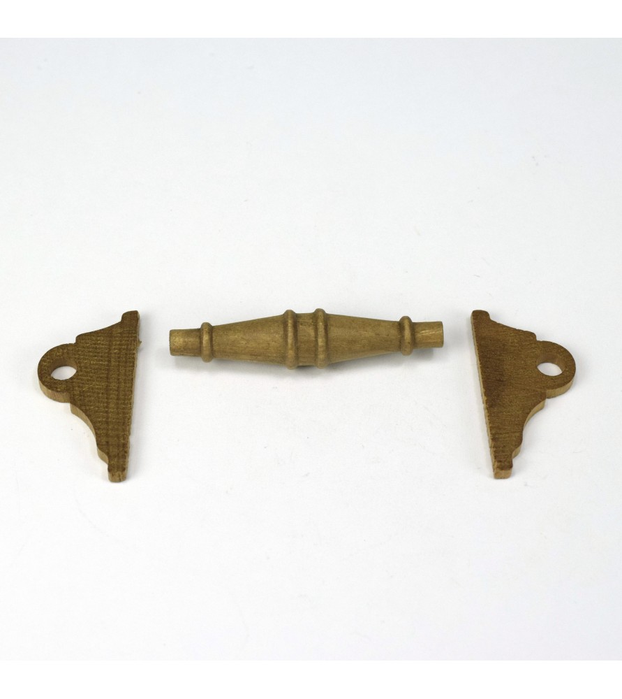 Capstan Horizontal Shape in Walnut Wood 50 mm...