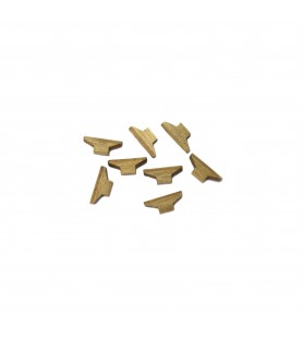 Accessoires de modélisme navale: cornemuse noyer 6x12 mm