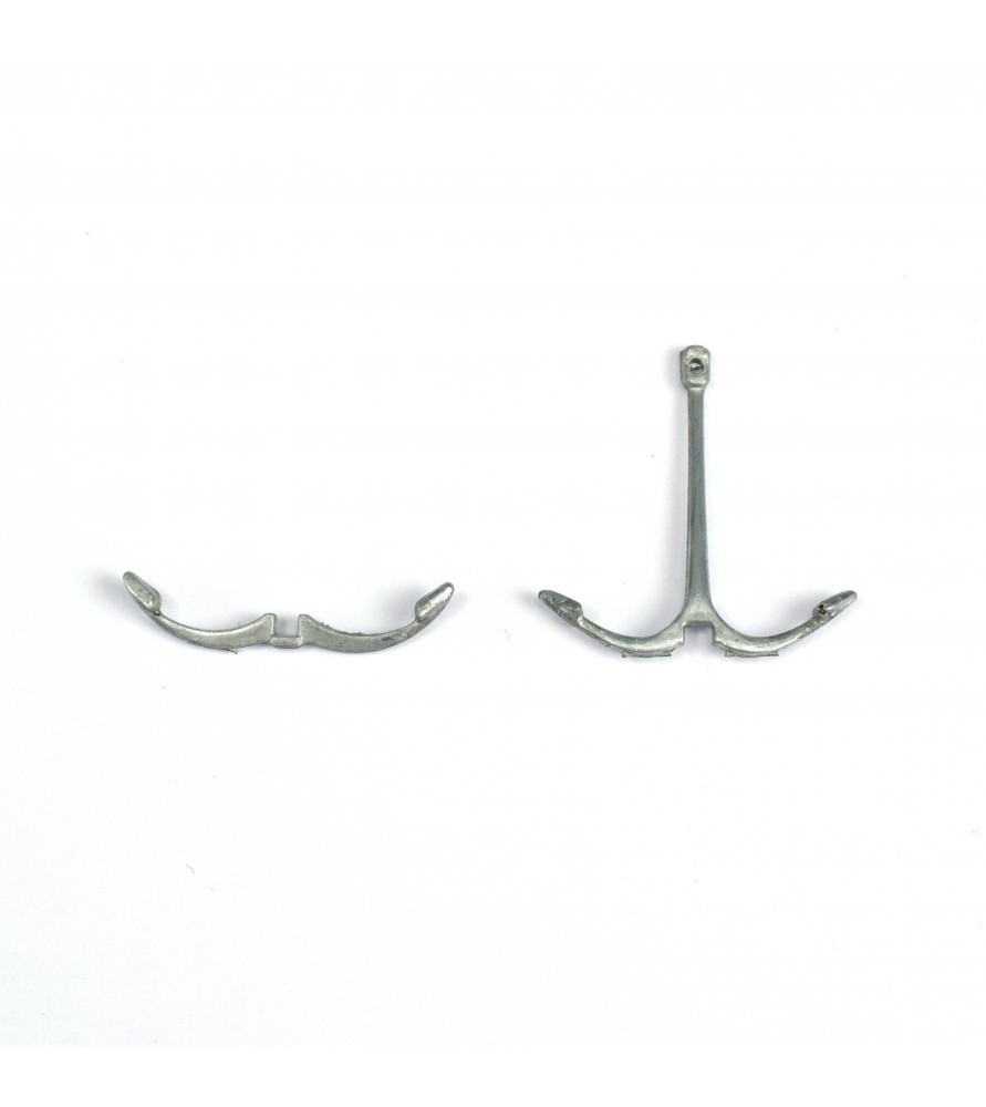 Anker met 4 tanden 27x25 mm voor modelschepen
