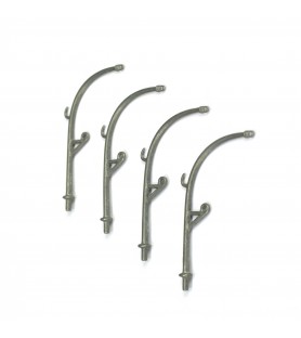 Pescante de Bote en Metal 45 mm (4 Unids.) para Modelismo...