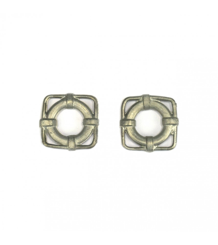 Rettungsring aus Metall 22x22 mm (2 Stück) für...