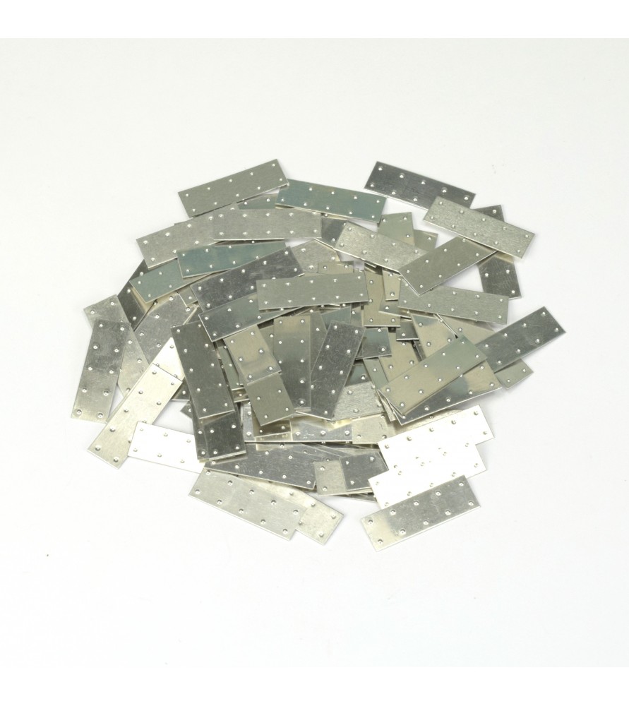 Aluminiumsplade 25 x 8 mm (80 enheder) til...