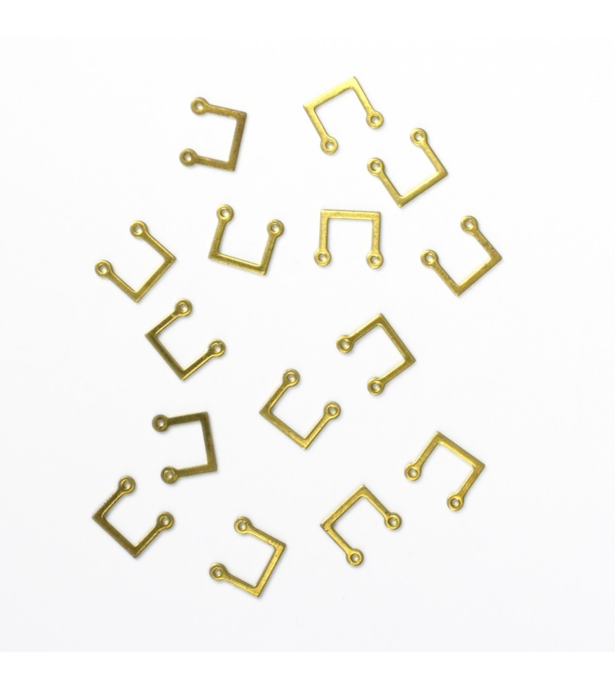 Candelero en 'U' 7 x 7 mm con 2 Orificios (15...
