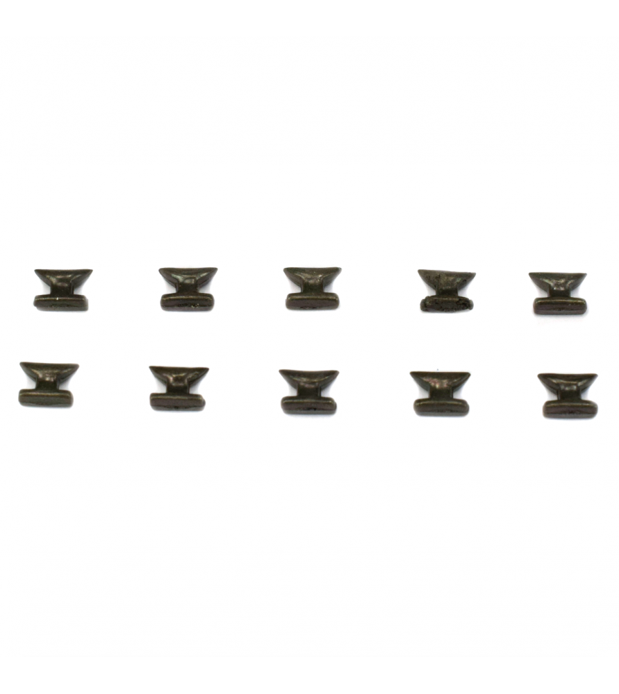 Accessoires de modélisme navale: taquet métal 7 mm