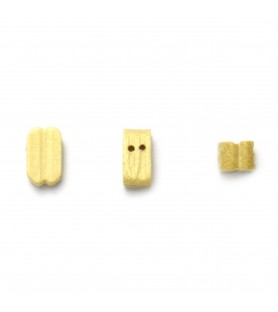 Accessoires de modélisme navale: double poulie 7 mm 2