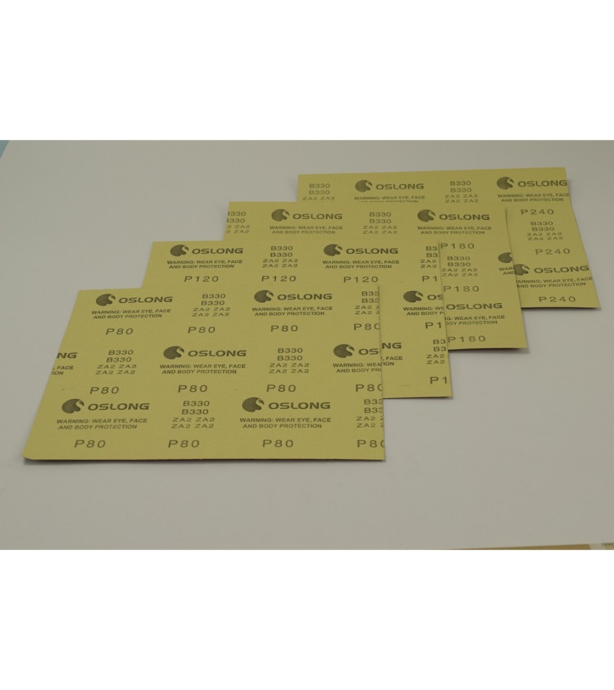 Set grof schuurpapier (80, 120, 180, 240) voor...