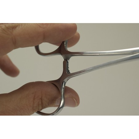 Curved Fastening Forceps for Modeling & Crafts