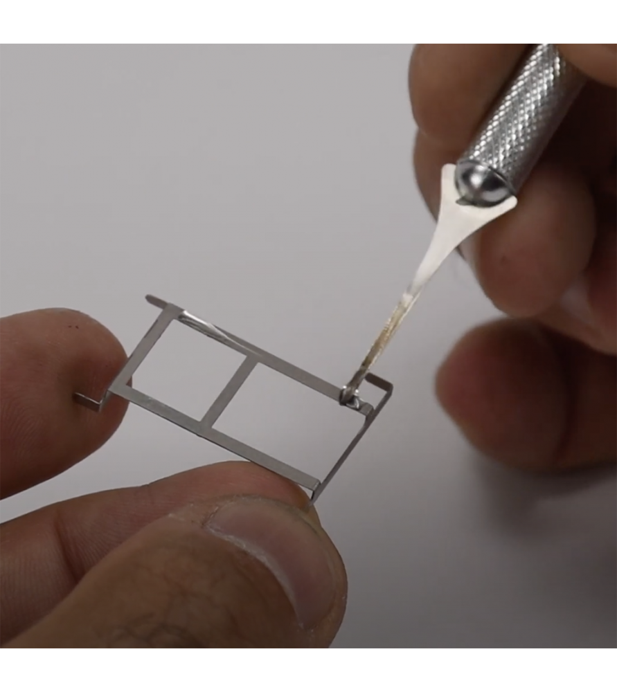 Set microzagen, lijmapplicator en krabber