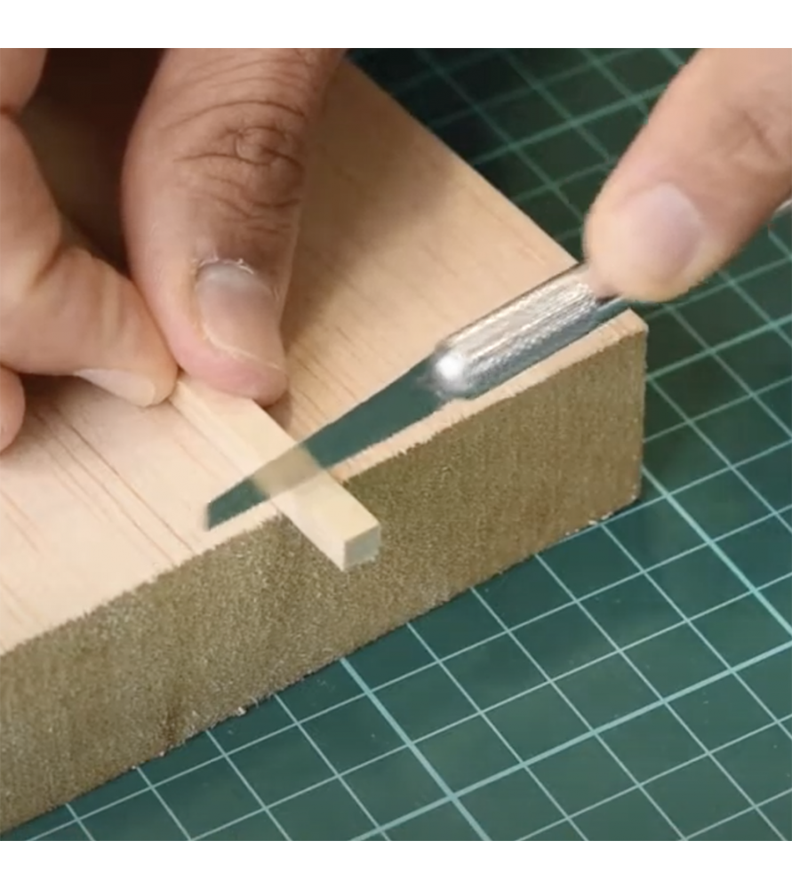 Sæt med mikrosave, limapplikatorer og ridsere