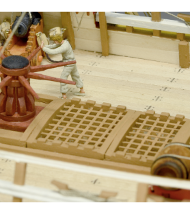 Grating in Birch Wood 55 mm (30 Units) for Ship Modeling 2