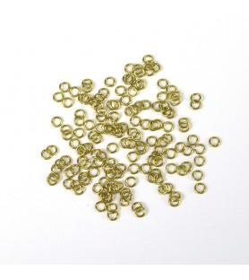 Pierścień mosiężny o średnicy 2 mm (150 sztuk)