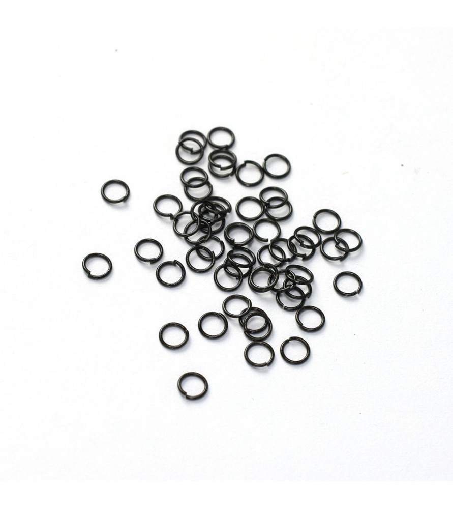 Anelli in ottone azzurrato diam. 3 mm (50 pz.)