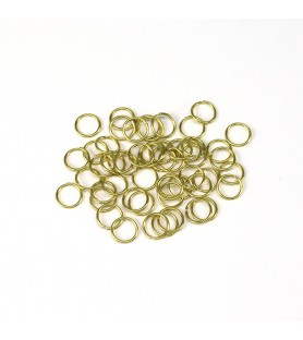 Pierścień mosiężny o średnicy 8 mm (50 sztuk)