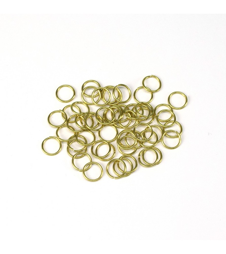 Anillas de Latón Diám. 8 mm (50 Unids.)
