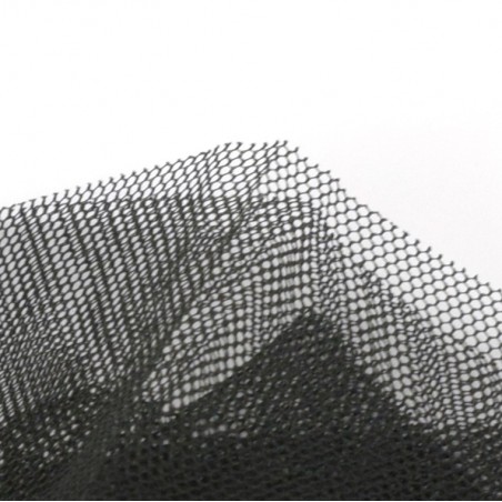 Drobna siatka z czarnej tkaniny 200x350 mm do modelowania statków