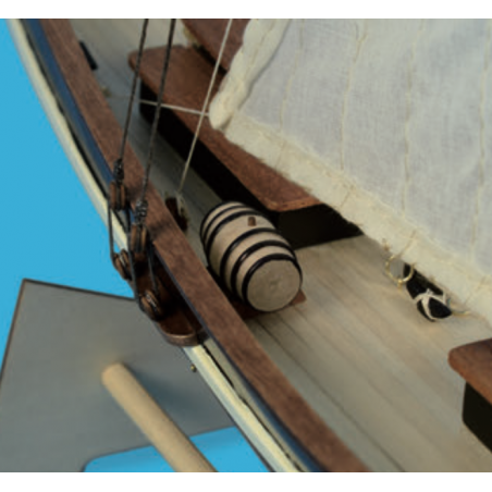 Barril de Madera de Boj 15 mm (3 Unids.) para Modelismo Naval