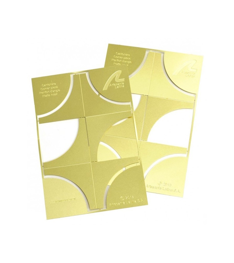 Set 4 Brass Corner Piece Nº1