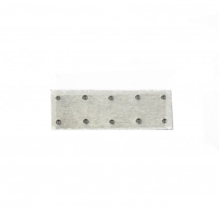 Blacha aluminiowa 25 x 8 mm (80 sztuk) do kadłubów z okładzinami