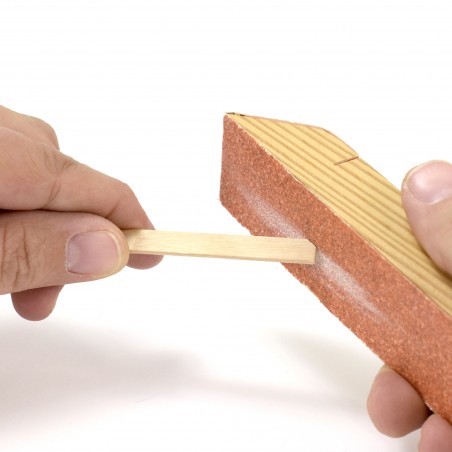 Blocco per la levigatura del legno per modellismo e artigianato