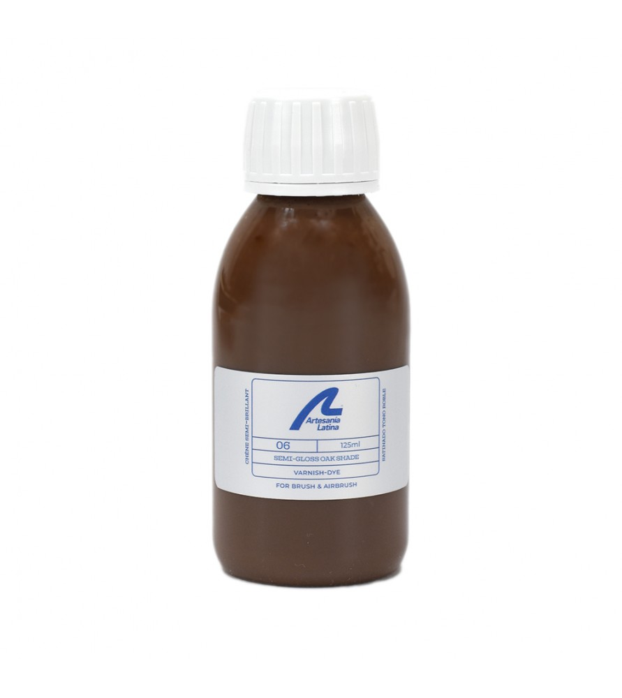 Vernice mordente satinata all'acqua: Rovere...