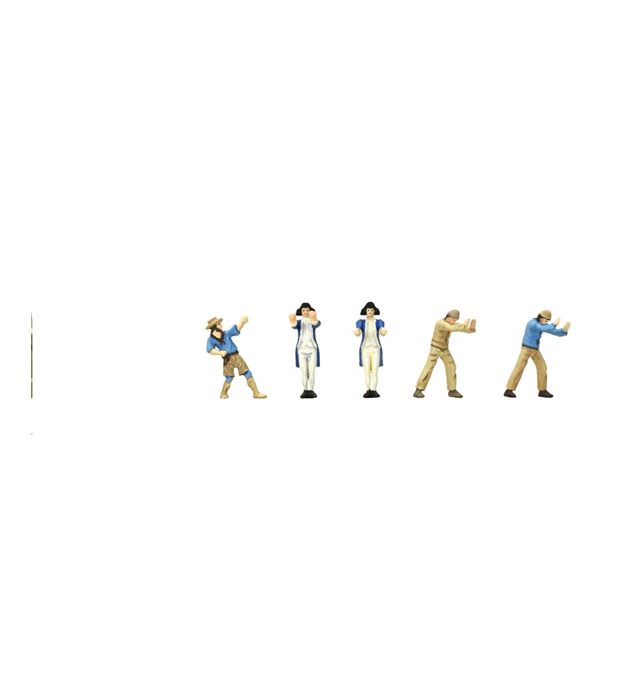 Ensemble de 14 Figurines avec Accessoires en...