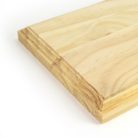 Massief grenen houten standaard met rechthoekige vorm (300x180mm)
