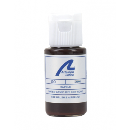 Tinta à base de água para madeira: Sapeli (20 ml)