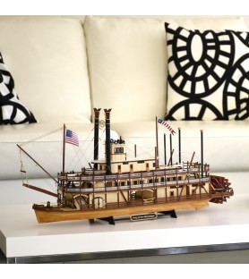 King of the Mississippi. Gift Pack with Ship Model,...