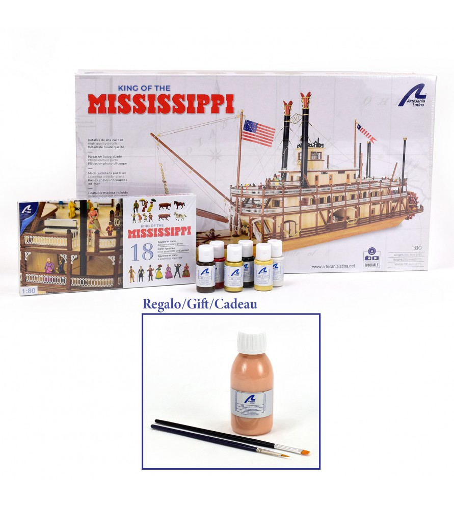 Král Mississippi. Dárkové balení s modelem...