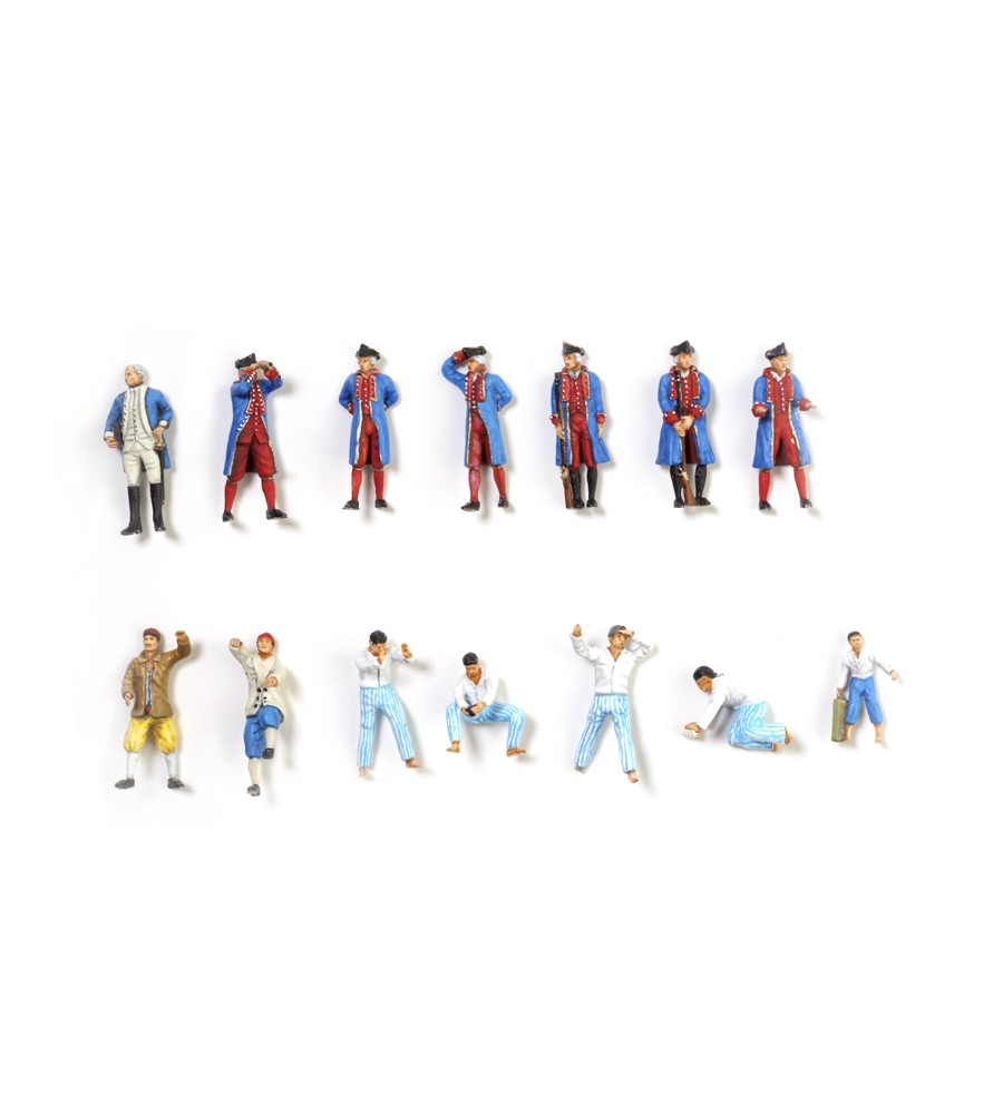 Conjunto de 14 estatuetas de metal para...