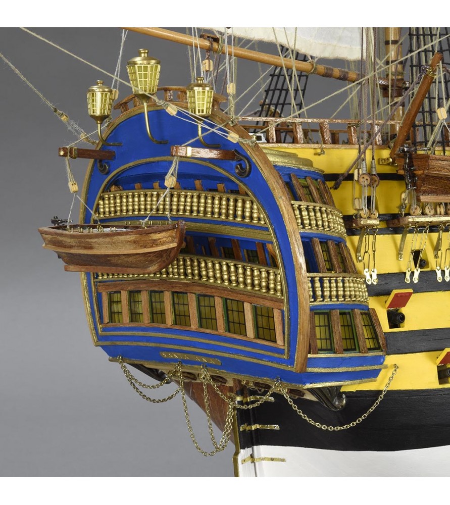 Ship of the Line Santa Ana. Wooden Ship Model Kit 7