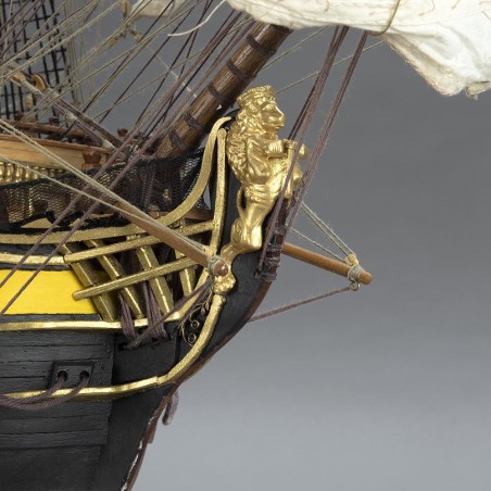 Navire de Ligne Santa Ana 1:84. Maquette de Bateau en Bois 18