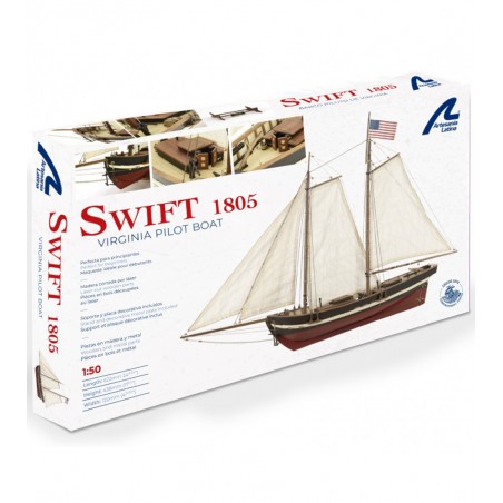 Swift 1:50. Maquette Bateau Pilote en Bois