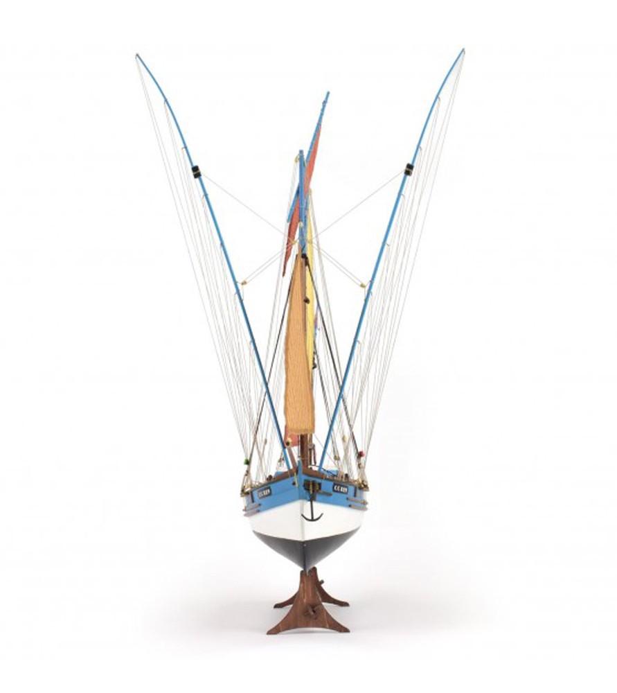 Thonier Marie Jeanne 1:50. Maquette Bateau de Pêche en Bois 20