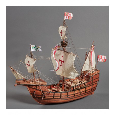 Carabela Santa María 1:65. Maqueta de Barco en Madera 2