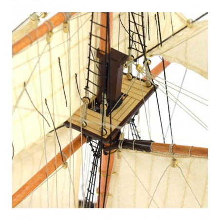 American Schooner Harvey 1:60. Wooden Model Ship Kit 14
